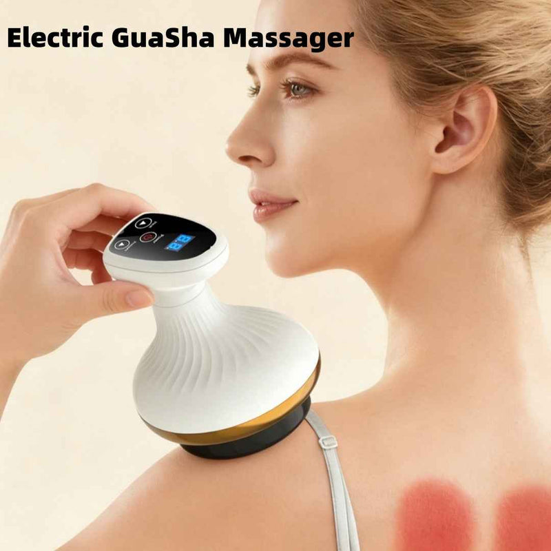 Electric Board Beauty Massager Cupping Device Electric Meridian Brush Home